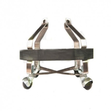Porta cubeta rodable 29 cm de altura x 35 cm de diámetro.-PuntoMedico- HEL-HM236