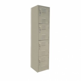 Locker de 4 puertas, 38 x 30 x 180 cm-PuntoMedico- HEL-HM454