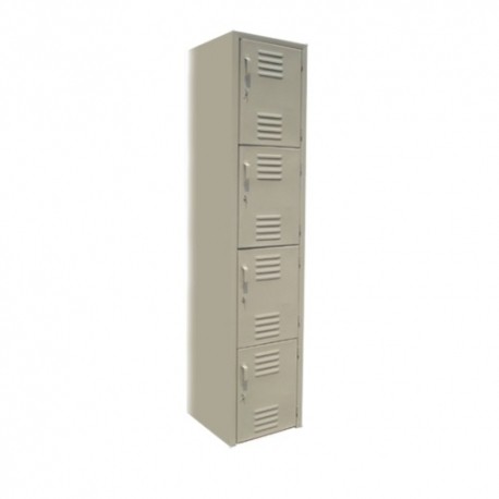 Locker de 4 puertas, 38 x 30 x 180 cm-PuntoMedico- HEL-HM454