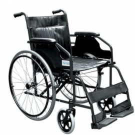 Silla de ruedas 18" estructura de acero esmaltado-PuntoMedico- DRI-SR868NMS