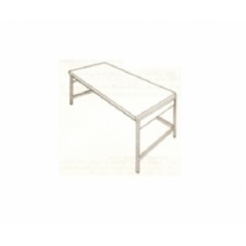 Mesa baja de 150 cm con cubierta de acero inoxidable 150 x 70 x 75-PuntoMedico- HEL-HM287