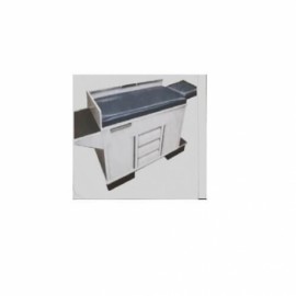 Mesa para exploración pediátrica esmaltada-PuntoMedico- HEL-HM149