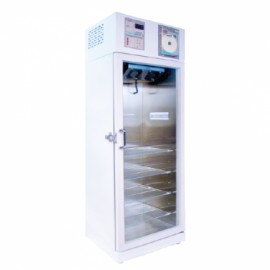 Refrigerador vertical de 14 pies para farmacia, acero inoxidable con 1 puerta de cristal-PuntoMedico- REF-RFACDV-14