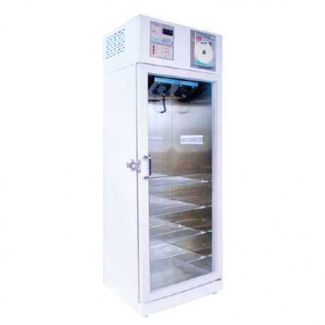 Refrigerador vertical de 14 pies para farmacia, acero inoxidable con 1 puerta de cristal-PuntoMedico- REF-RFACDV-14