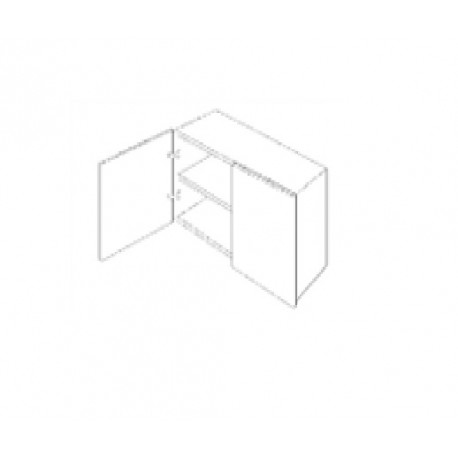 Alacena alta de 90 x 30 x 60 cm-PuntoMedico- HEL-HM322