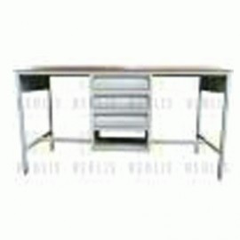 Mesa alta de 90 x 180 x 70 cm con cajonera central-PuntoMedico- HEL-HM272