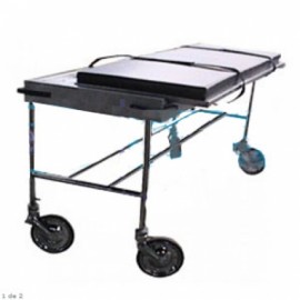 Carro camilla tipo transfer (lateral) acero inoxidable-PuntoMedico- HEL-HM81
