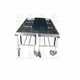 Carro camilla tipo transfer de acero inoxidable-PuntoMedico- HEL-HM80