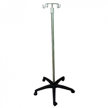Porta sueros fabricado en acero inoxidable-PuntoMedico- MAR-MPS-2103