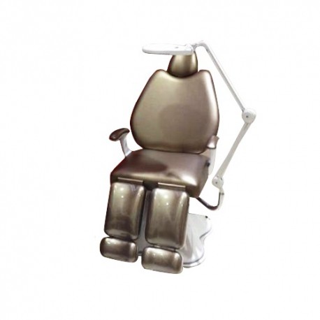 Sillón podológico de pierneras independientes, abatible hidráulico con sistema de limpieza de talón-PuntoMedico- JAV-006
