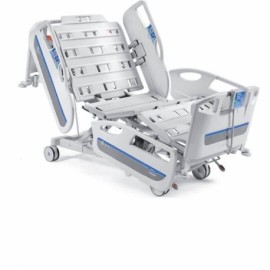 Cama eléctrica de cuatro secciones, rodable y de altura variable-PuntoMedico- MAV-346780