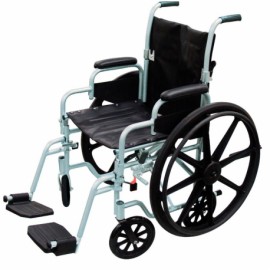 Silla de ruedas Poly Fly de traslado ligera con descansa pies-PuntoMedico- DRI-TR18