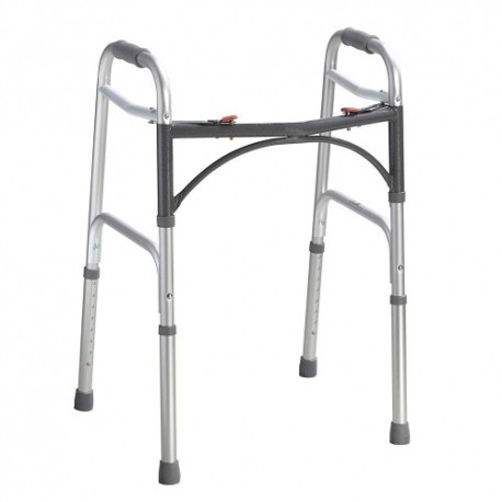 Andadera plegable de dos botones para adulto-PuntoMedico- DRI-AN10200