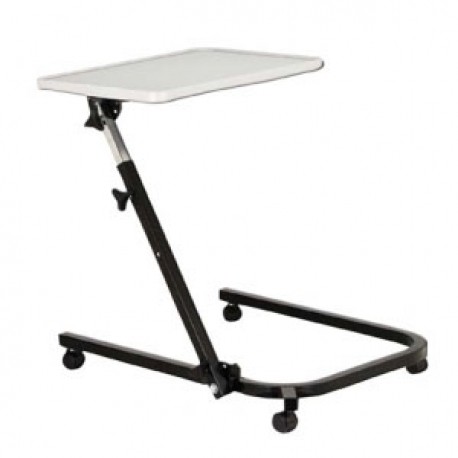 Mesa puente Mod. 13000 ajustable/abatible, superficie gris armazón negro. Marca Drive-PuntoMedico- DRI-400-002-13-4