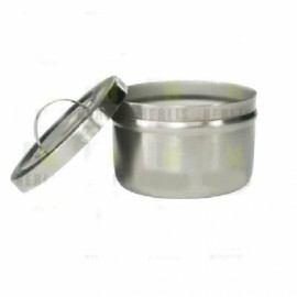 Torundero de 250 ml de lamina de acero inoxidable-PuntoMedico- HEL-HL31