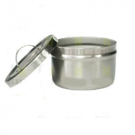 Torundero de 250 ml de lamina de acero inoxidable-PuntoMedico- HEL-HL31