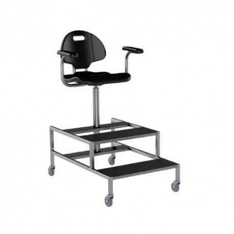 Silla para tina de hidromasaje tubular cuadrado-PuntoMedico- MOC-SLTNHMC
