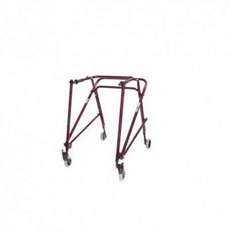 Andadera posterior ligera Nimbo grande, color rojo-PuntoMedico- DRI-ANKA4200RDR