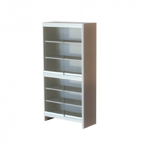 Vitrina doble cristal-PuntoMedico- MOC-VTFD