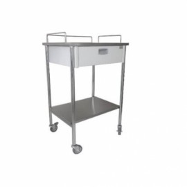 Mesa pasteur Plus de acero inoxidable con cajón-PuntoMedico- MOC-MSPPICI