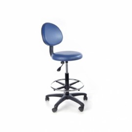 Banco alto acojinado con respaldo plus-PuntoMedico- MOC-BNARA