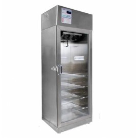 Refrigerador vertical para farmacia de 21 pies cúbicos de acero inoxidable con 1 puerta de cristal-PuntoMedico- REF-RFACDV-21