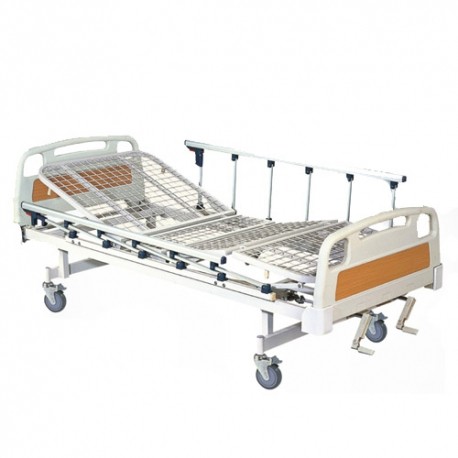 Cama para hospital manual de 2 manivelas y 2 posiciones (Cabeza y Pies)-PuntoMedico- HER-C3020