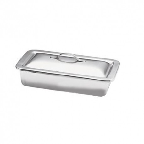 Charola para catéter instrumental con tapa 230 x 130 x 50 mm-PuntoMedico- MAG-0156