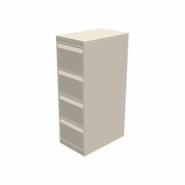 Archivero 4 gavetas metálico tamaño oficio-PuntoMedico- ESG-AR400