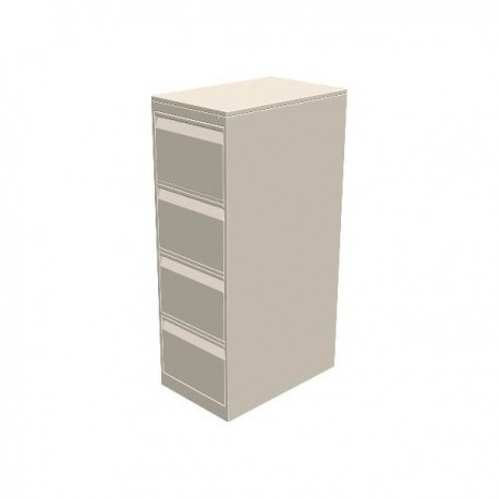Archivero 4 gavetas metálico tamaño oficio-PuntoMedico- ESG-AR400
