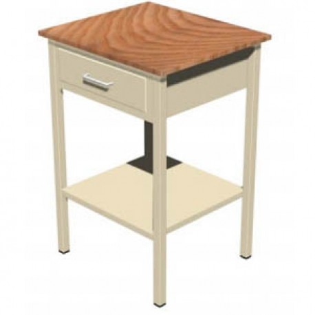 Buro para hospital tubular esmaltado-PuntoMedico- ESG-BUR405