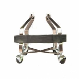 Porta cubeta rodable  23.5 cm de altura x 35 cm de diámetro-PuntoMedico- HEL-HM235