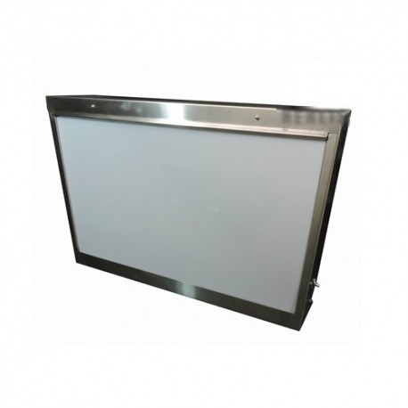 Negatoscopio doble de pared de acero inoxidable-PuntoMedico- HEL-HM222