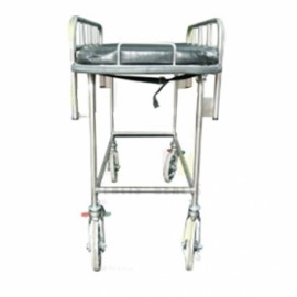 Carro camilla para adultos medidas 190 x 60 x 85 cm cubierta de lamina de acero cal 20-PuntoMedico- HEL-HM64