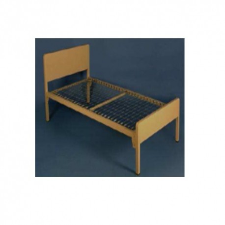 Cama individual con colchón-PuntoMedico- HEL-HM54