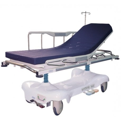 Camilla de transporte con trendelemburg/Altura/Respaldo-PuntoMedico- AMP-T20B
