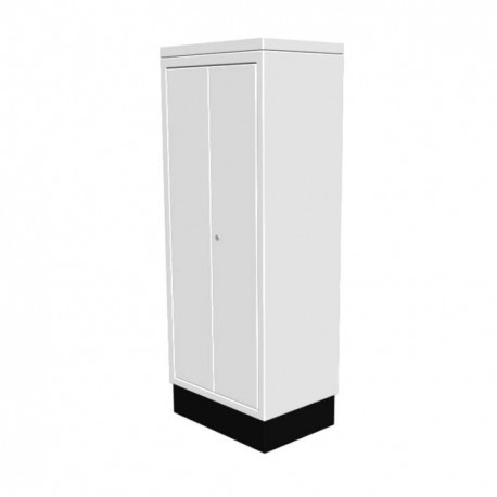 Gabinete universal 90 cm x 40 cm  x 180 cm con 3 entrepaños-PuntoMedico- ESG-GAB180M