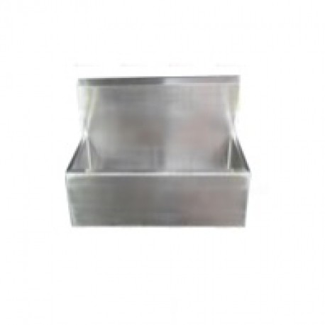Lavabo doble para cirujano con valvula de sensor acero inoxidable-PuntoMedico- HEL-HM120