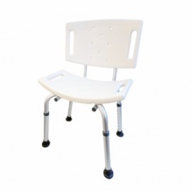Banco de ducha con respaldo extendido-PuntoMedico- MEM-SPD9002