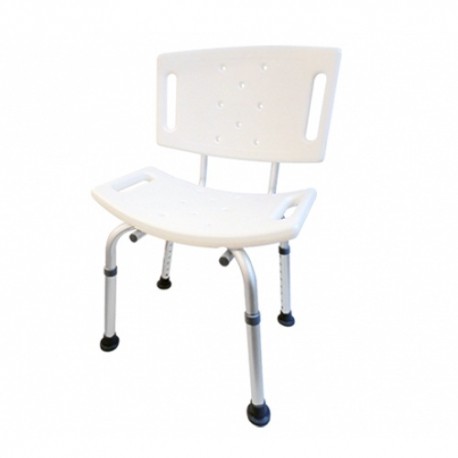 Banco de ducha con respaldo extendido-PuntoMedico- MEM-SPD9002