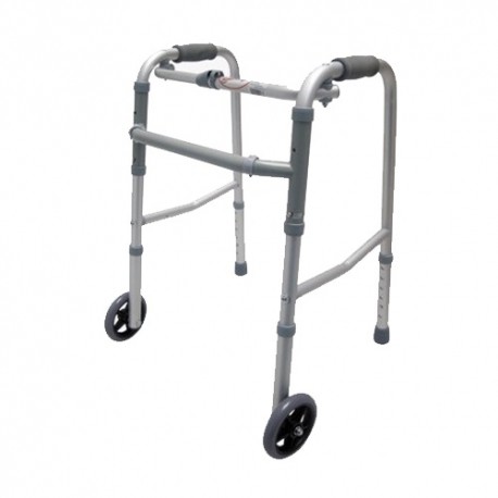Andadera plegable infantil con ruedas-PuntoMedico- SPE-SPA7702