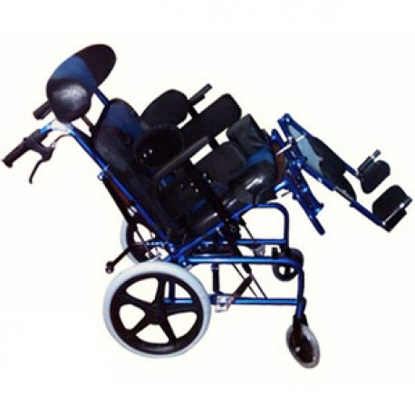 Silla de ruedas PCI  para niño color azul-PuntoMedico- MOB-ECG4000