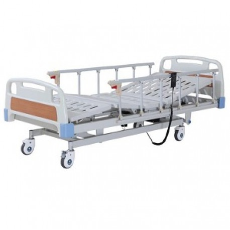 Cama para hospital eléctrica de 5 posiciones con ruedas-PuntoMedico- BAM-CE5