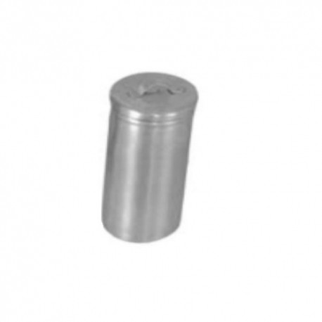 Recipiente porta abatelenguas de 16 cm de altura x 8 cm de diámetro-PuntoMedico- HEL-00L05