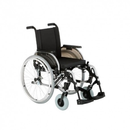 Silla de ruedas estándar plegable fabricada en aluminio Start M1 17"-PuntoMedico- OBO-M1-17
