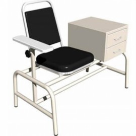 Mesa con silla para toma de muestras-PuntoMedico- ESG-MES901