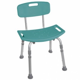 Silla para baño con respaldo color verde-PuntoMedico- DRI-12202KDRT-1