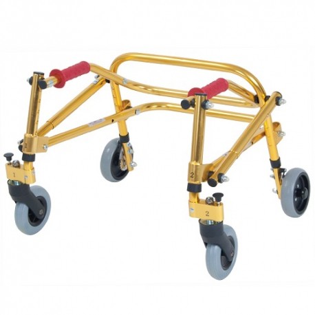 Andadera posterior ligera Nimbo extra chica, color amarillo-PuntoMedico- DRI-KA1200N