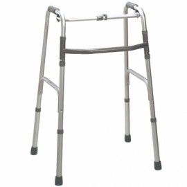 Andadera de aluminio de un botón para adulto-PuntoMedico- DRI-10202-1