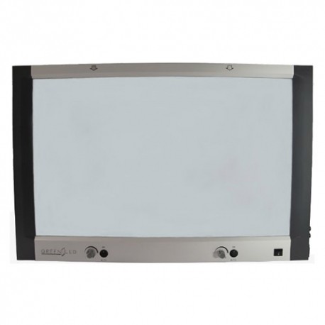 Negatoscopio plano 2 placas led 6300 lux-PuntoMedico- GLD-TB1H2